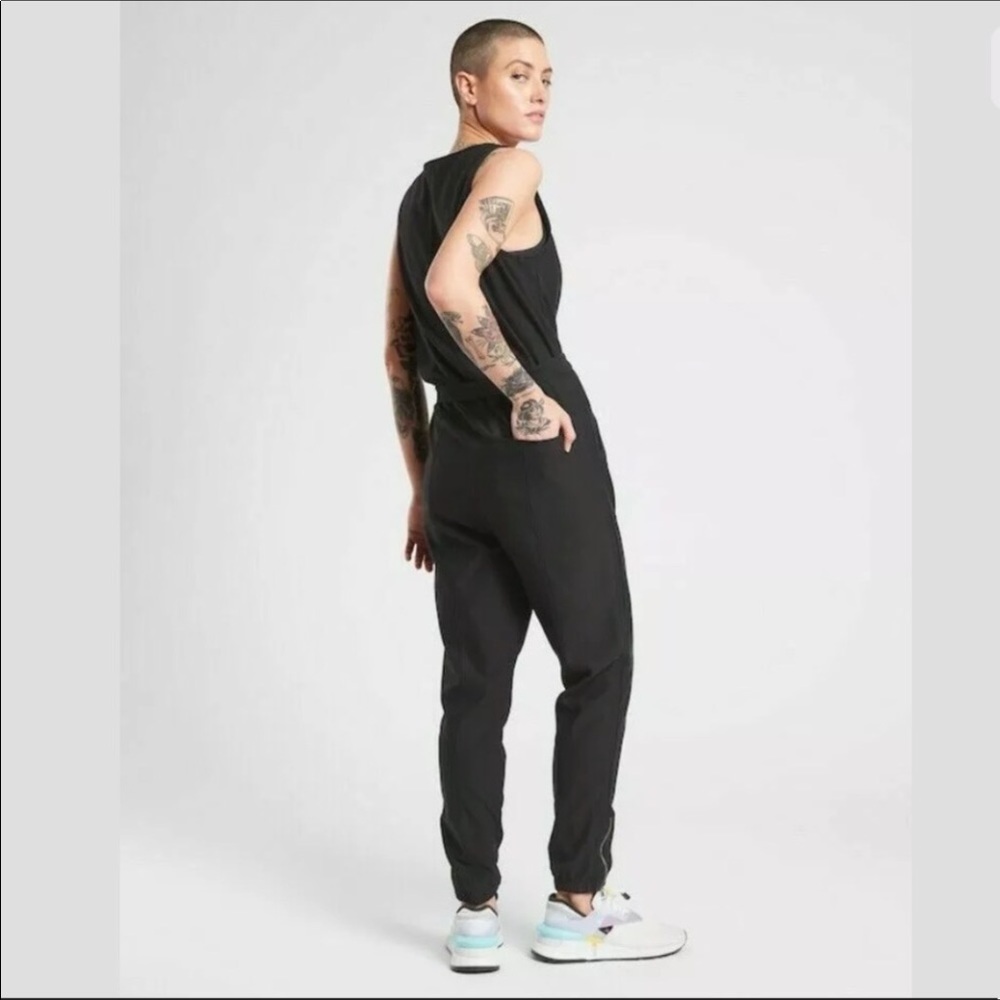 Athleta Farallon Romper Jumpsuit in Black - Picture 3 of 13